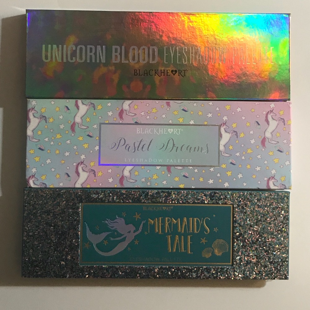 Blackheart Eyeshadow Palettes